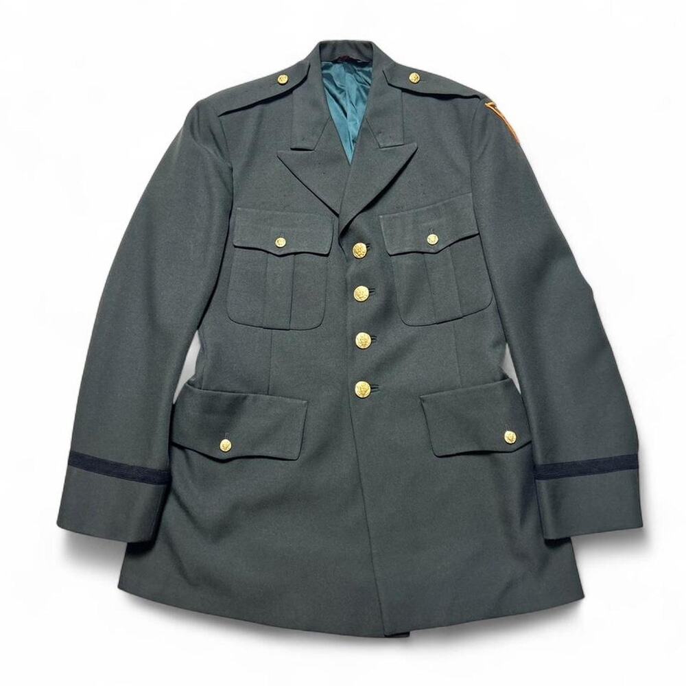 US Army 1950s Medical Corps Officer's Dress Jacket Weintraub Bros Patriot 40R